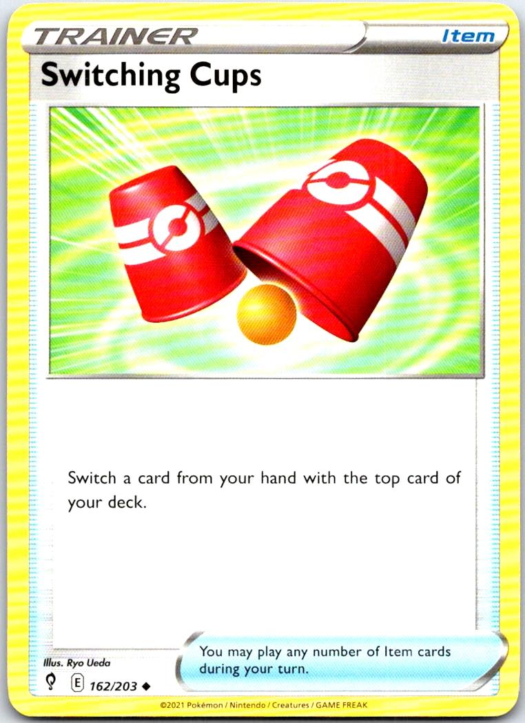 Switching Cups - 162/203 - - EVOLVING SKIES - Pokemon - Uncommon | AB30-16