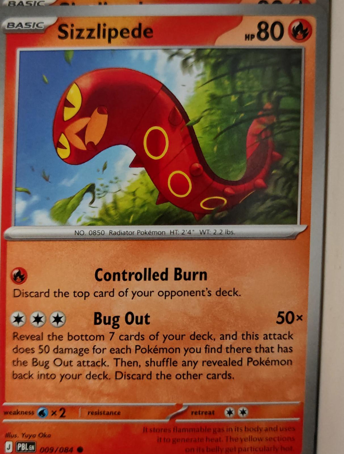Sizzlipede - 009/084 - - PITCH BLACK - Pokemon - Common | AA28-29
