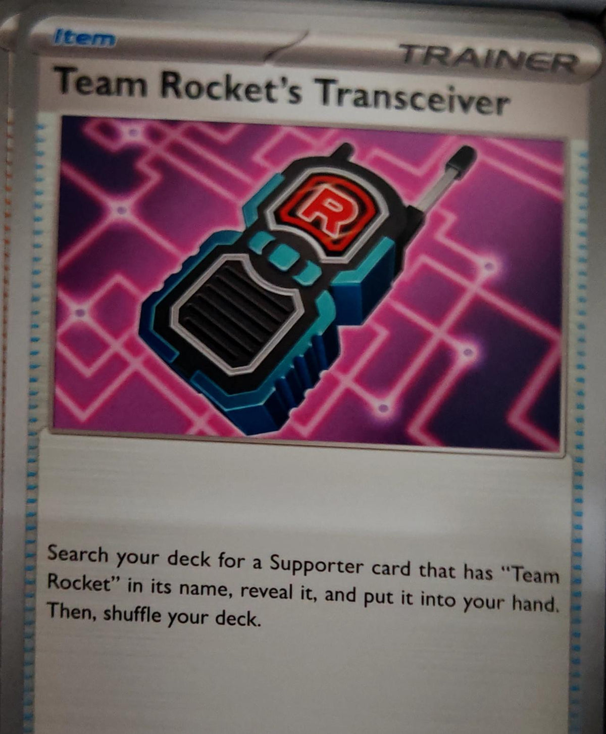 Team Rocket's Transceiver - 178/182 - - DESTINED RIVALS - Pokemon - | AA40-75