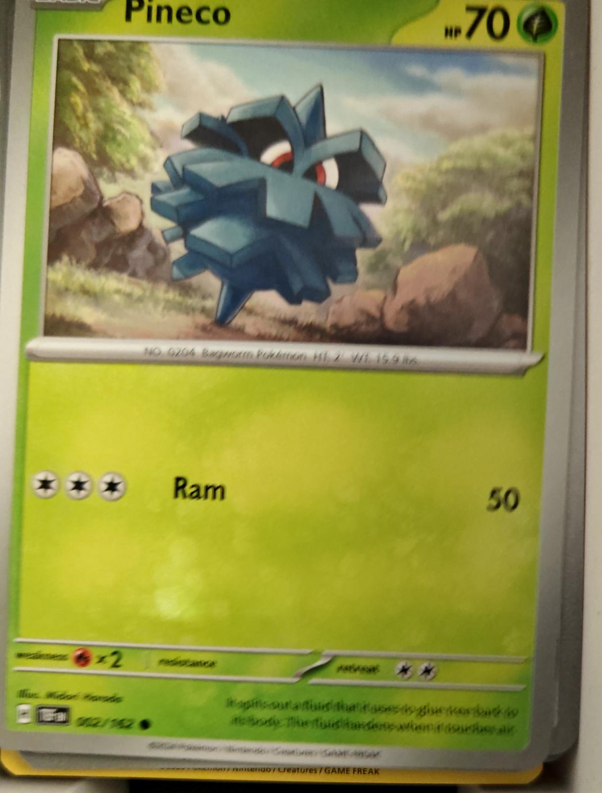 Pineco - 002/162 - - TEMPORAL FORCES - Pokemon - Common | AA21-92
