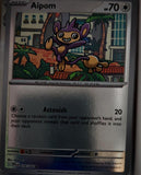 Aipom - 078/094 - Reverse Holo - PHANTASMAL FLAMES - Pokemon - Common | AA62-28