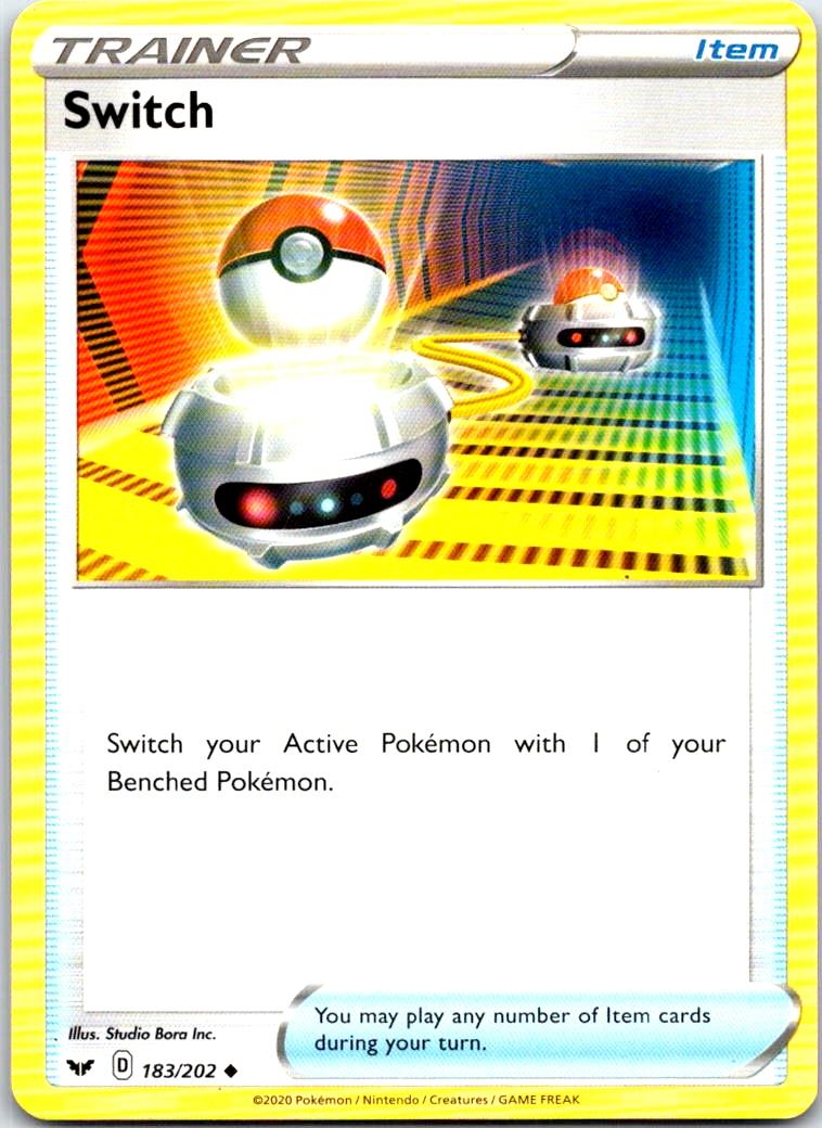 Switch - 183/202 - - SWORD & SHIELD - Pokemon - Uncommon | AB21-33