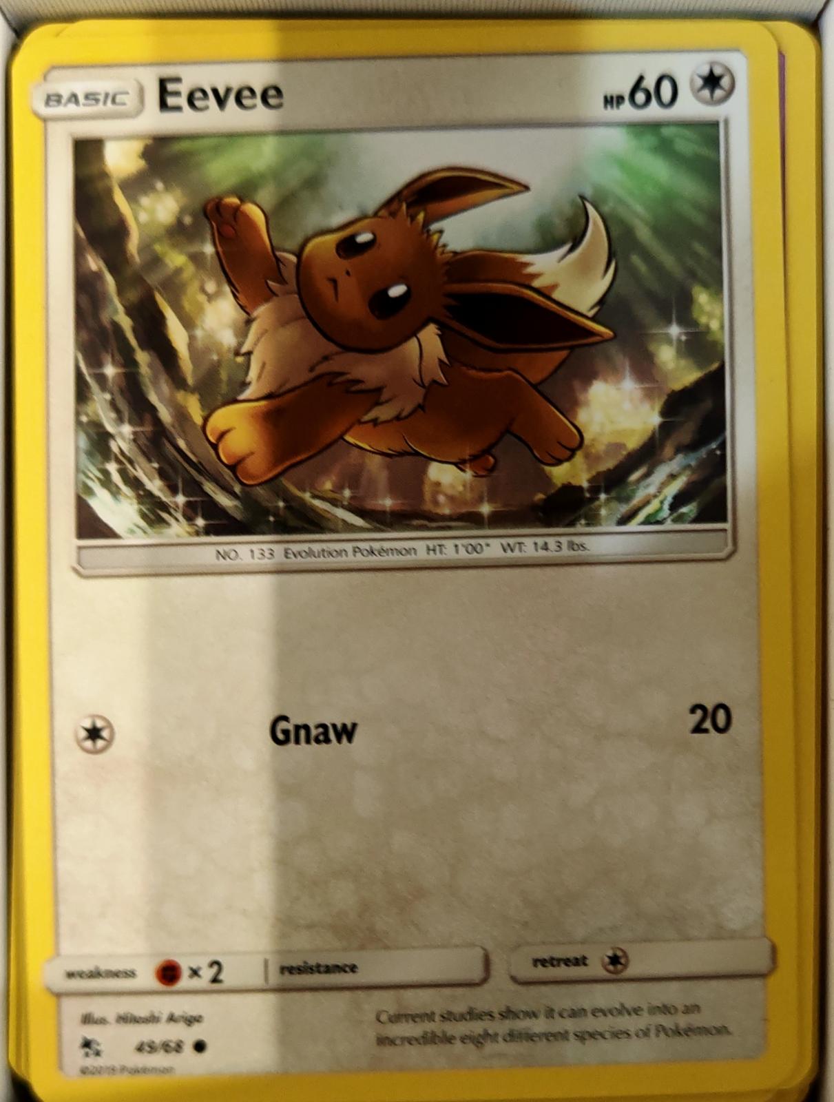 Eevee - 49/68 - - HIDDEN FATES - Pokemon - Common | AA68-31