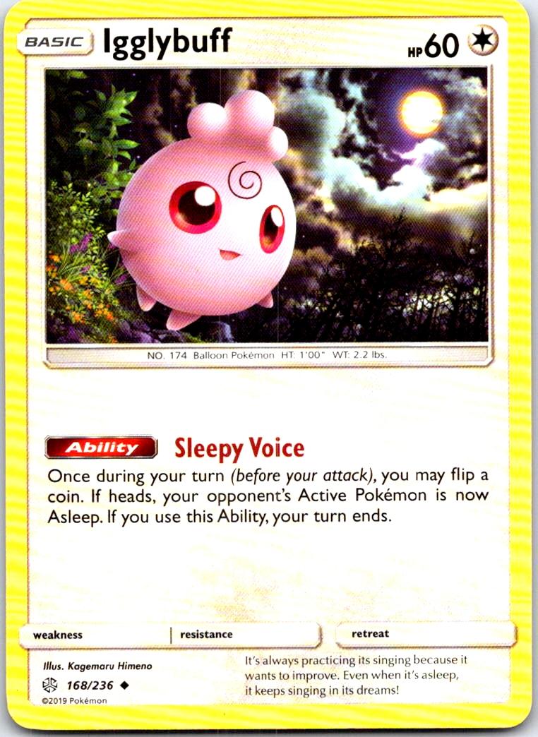 Igglybuff - 168/236 - - COSMIC ECLIPSE - Pokemon - Uncommon | AB65-12