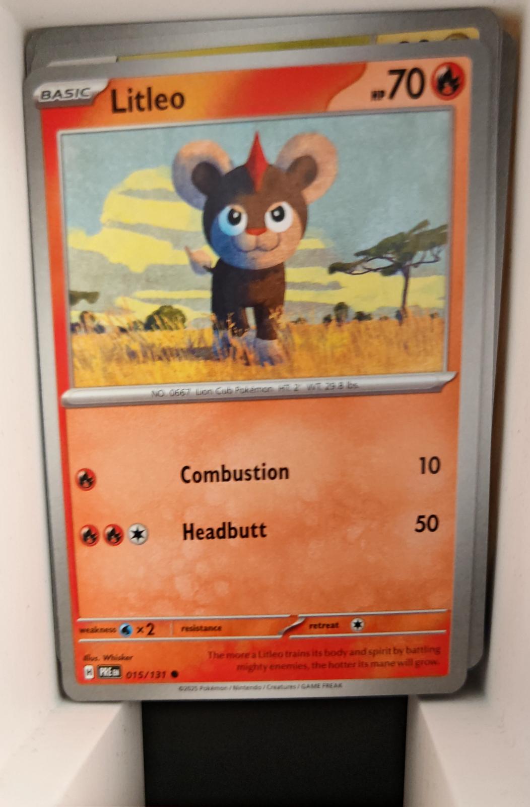 Litleo - 015/131 - - PRISMATIC EVOLUTIONS - Pokemon - Common | AA27-43