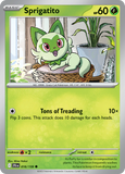 Sprigatito - 016/159 - - JOURNEY TOGETHER - Pokemon - Common | AA07-83