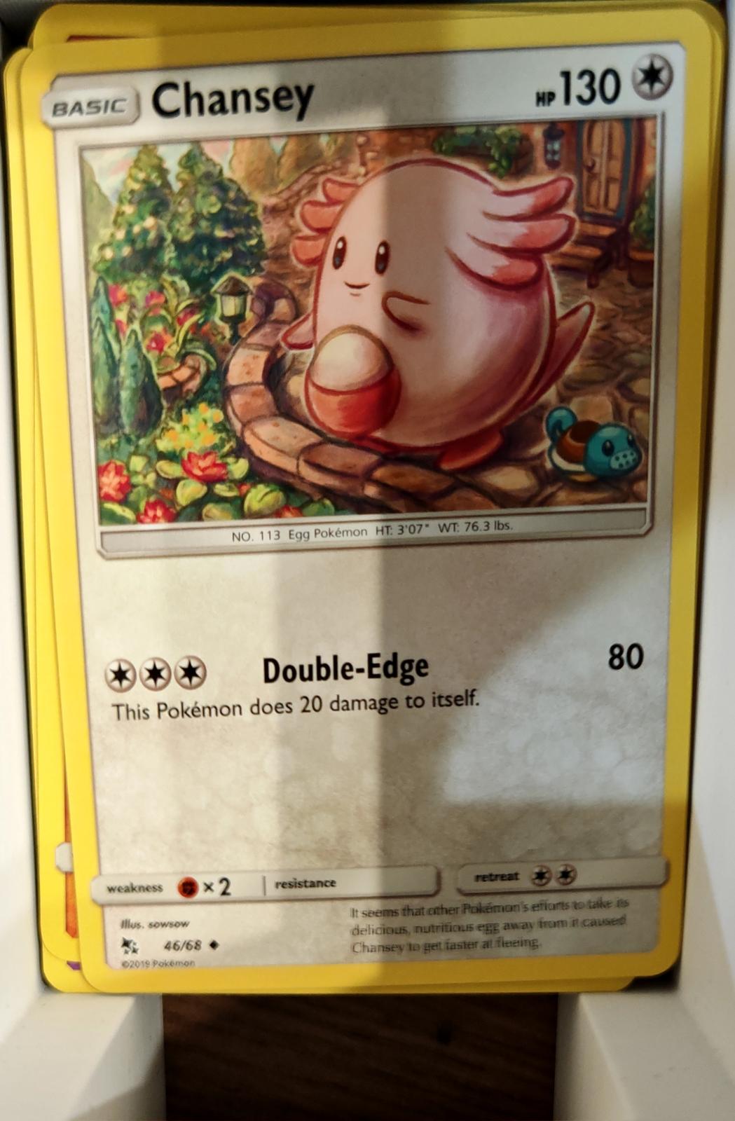 Chansey - 46/68 - - HIDDEN FATES - Pokemon - Uncommon | AA69-50
