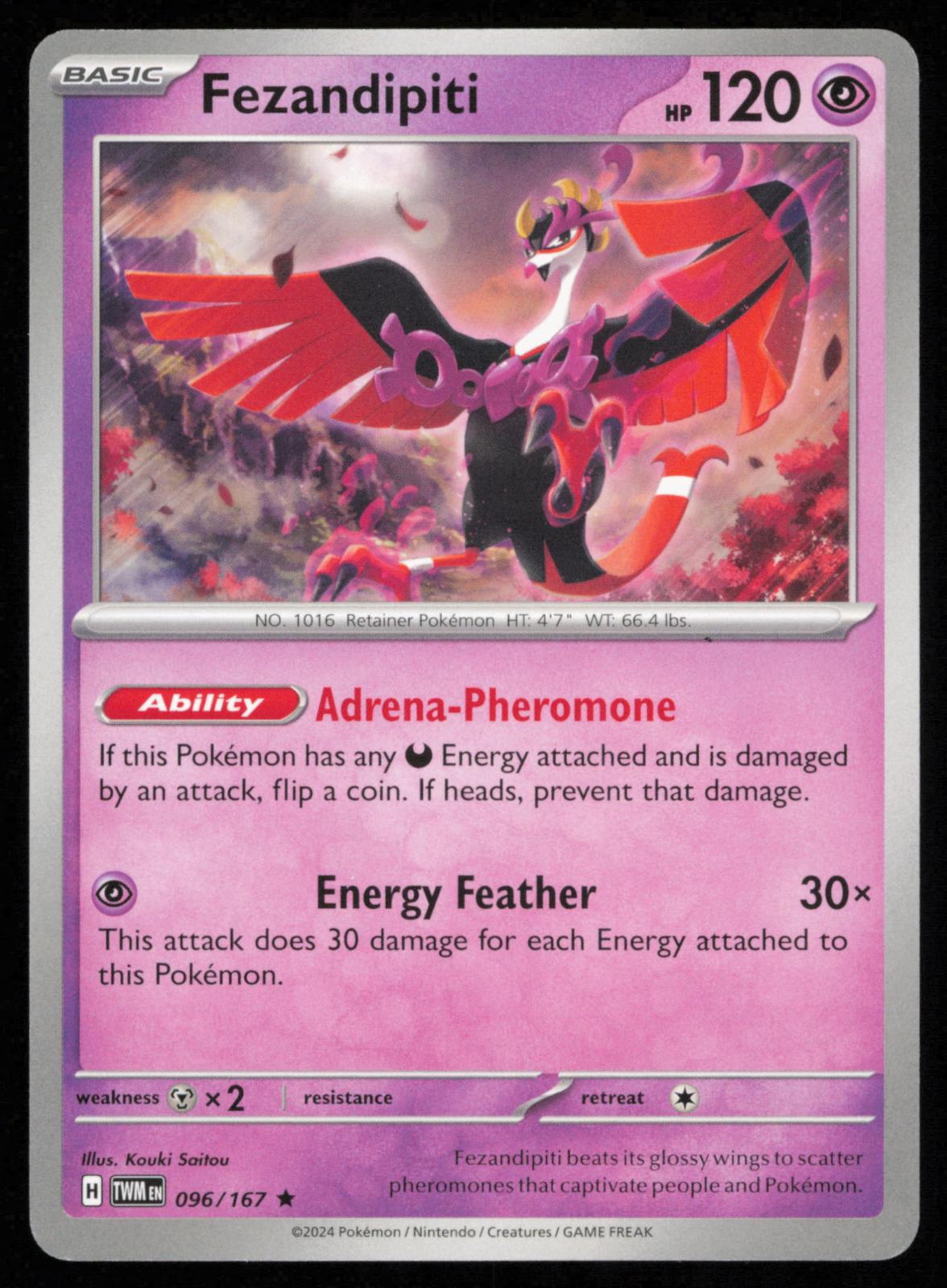 Fezandipiti - 96/167 - - DECK EXCLUSIVES - Pokemon - Rare | AA26-92