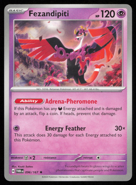 Fezandipiti - 96/167 - - DECK EXCLUSIVES - Pokemon - Rare | AA26-92