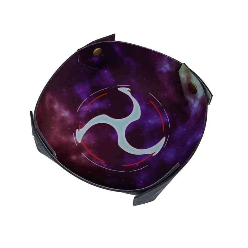 Sci-fi intruder folding neoprene dice tray
