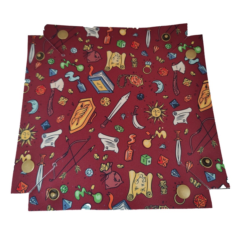 Fantasy Icons Folding Neoprene D&D Dice Tray product photograph