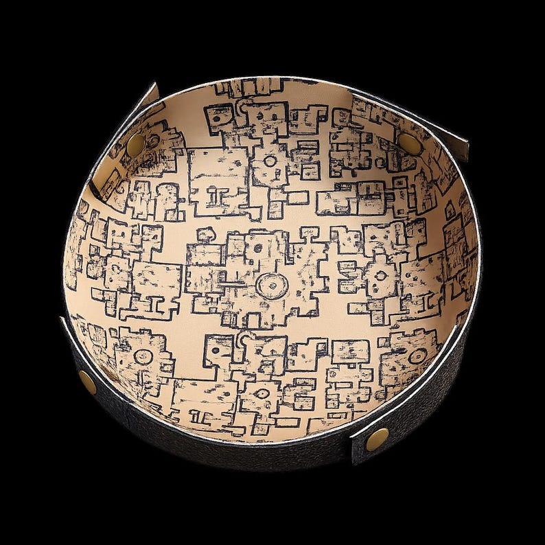 Dungeon Map Folding Neoprene Dice Tray product photograph