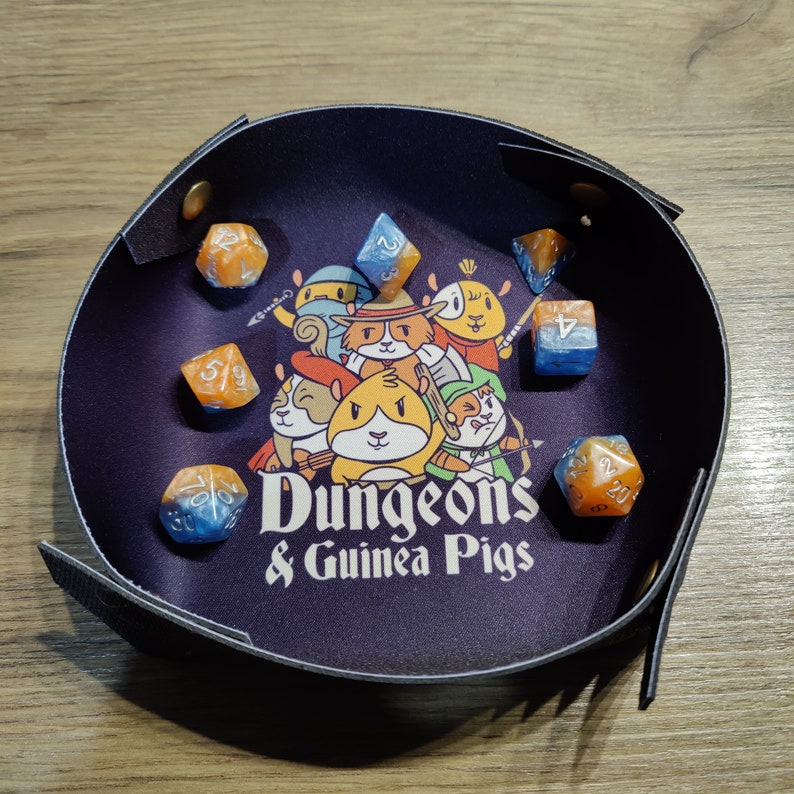 Dungeons & Guinea Pigs Folding Neoprene Dice Tray product photograph