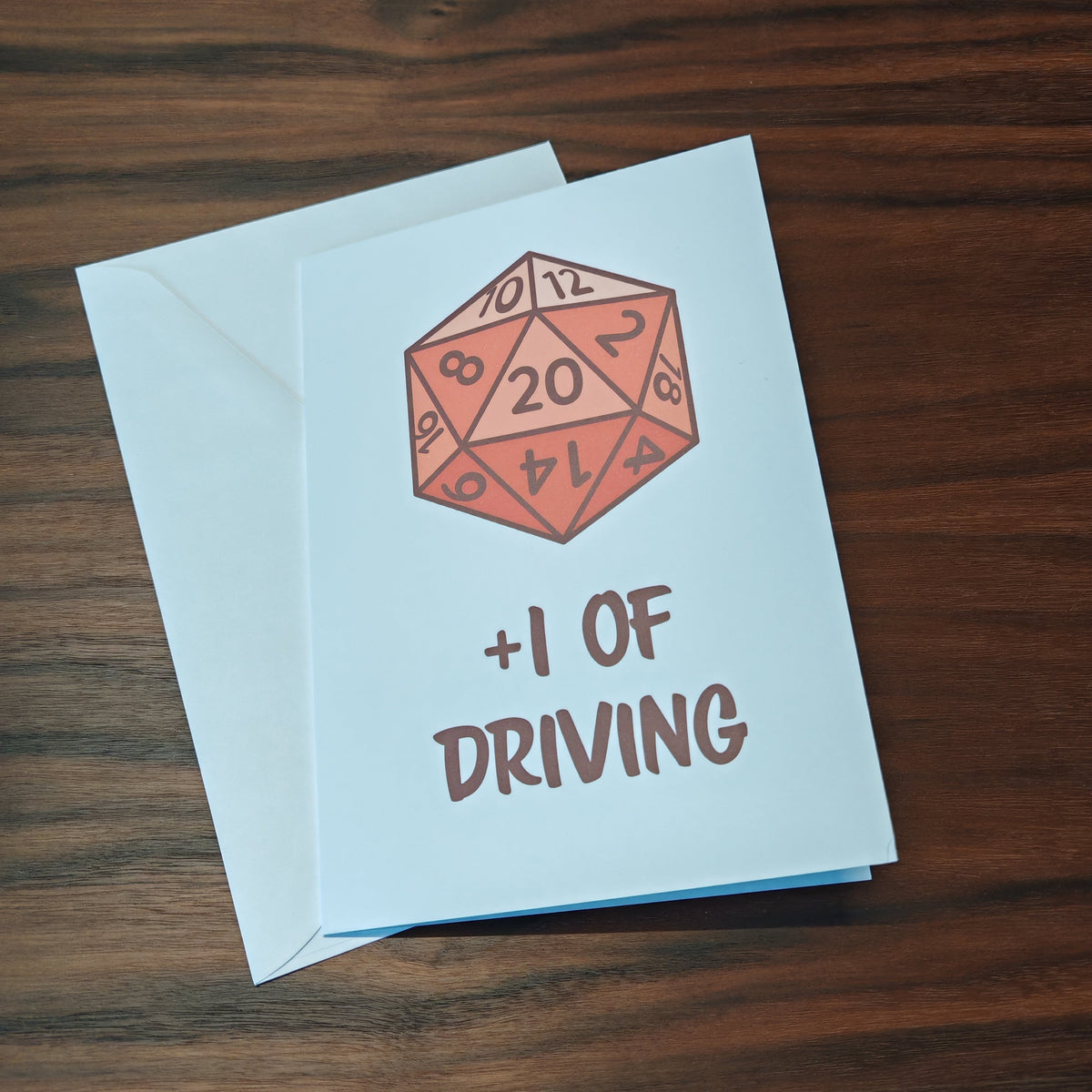 Gifts for Gamers - Greetings Cards +1 Board Game Tabletop Gaming Gifts Accessories, RPG D&D Dice