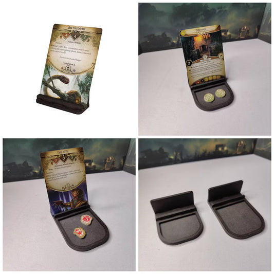 Wooden Gaming Rails- Single Card Holders (Custom Set/Fully Glued and Assembled)