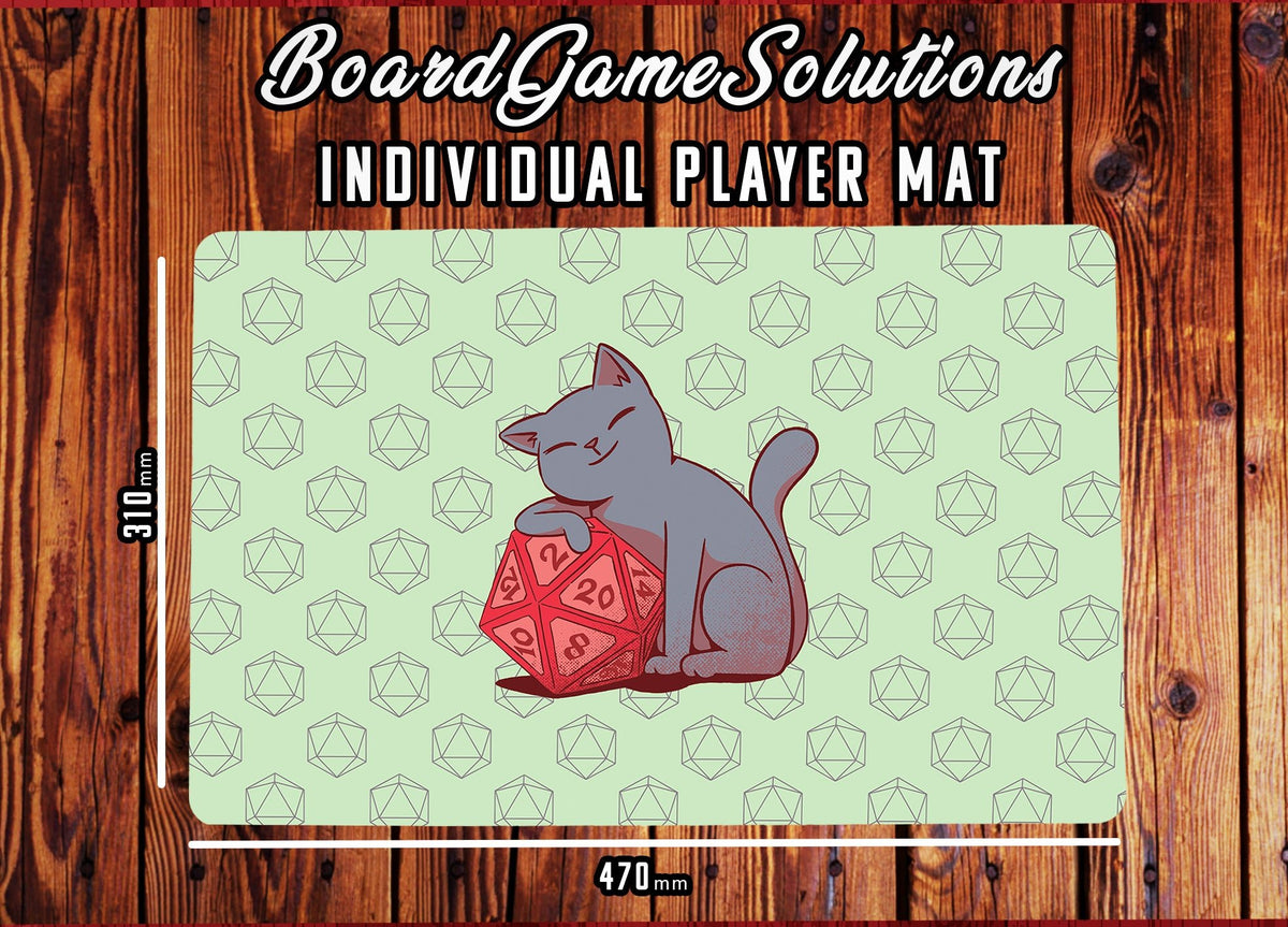 Playmat - Patterned Card Game Mats Board Game Tabletop Gaming Gifts Accessories, RPG D&D Dice