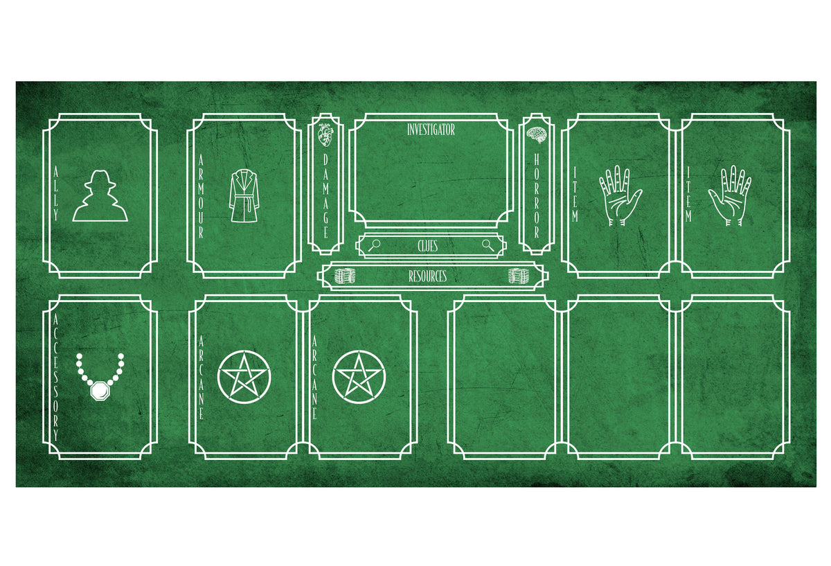 Playmat - Suitable for Arkham Horror LCG Board Game Tabletop Gaming Gifts Accessories, RPG D&D Dice