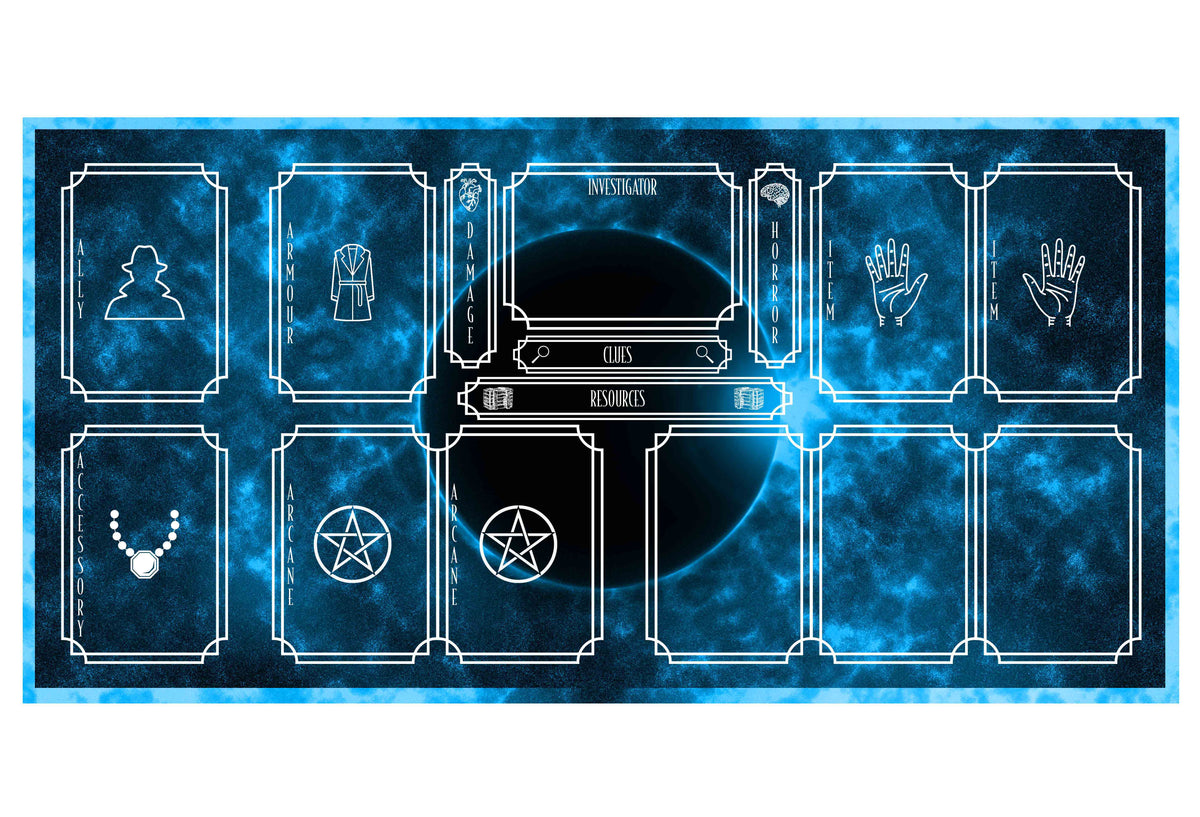 Playmat - Suitable for Arkham Horror LCG Board Game Tabletop Gaming Gifts Accessories, RPG D&D Dice