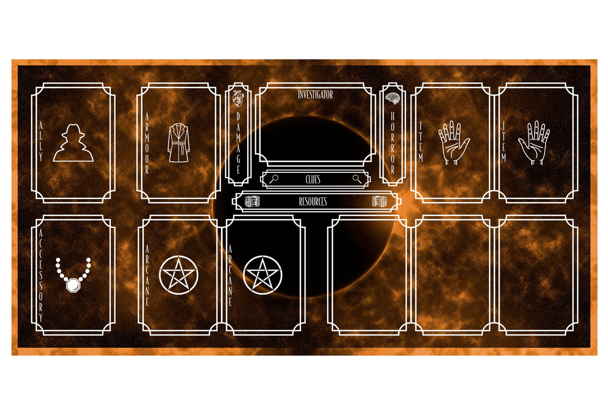 Playmat - Suitable for Arkham Horror LCG Board Game Tabletop Gaming Gifts Accessories, RPG D&D Dice