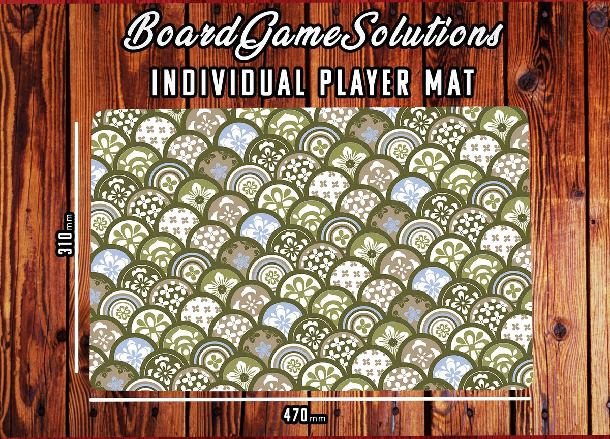 Playmat - Terracotta Tiles Tabletop Gaming Mat Board Game Tabletop Gaming Gifts Accessories, RPG D&D Dice