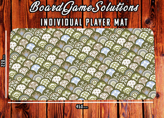 Playmat - Terracotta Tiles Tabletop Gaming Mat Board Game Tabletop Gaming Gifts Accessories, RPG D&D Dice
