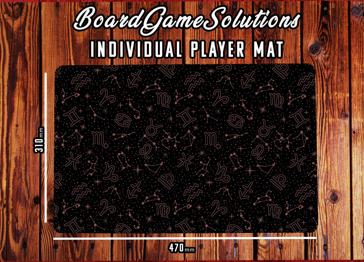 Playmat - Zodiac Tarot Tabletop Gaming Mat Board Game Tabletop Gaming Gifts Accessories, RPG D&D Dice