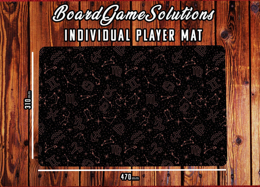 Playmat - Zodiac Tarot Tabletop Gaming Mat Board Game Tabletop Gaming Gifts Accessories, RPG D&D Dice