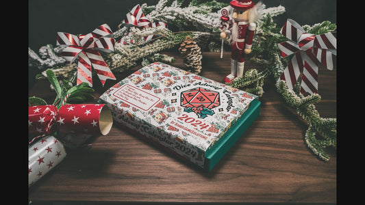 Gift for Gamers- Dice Advent Calendar with Dice Tray