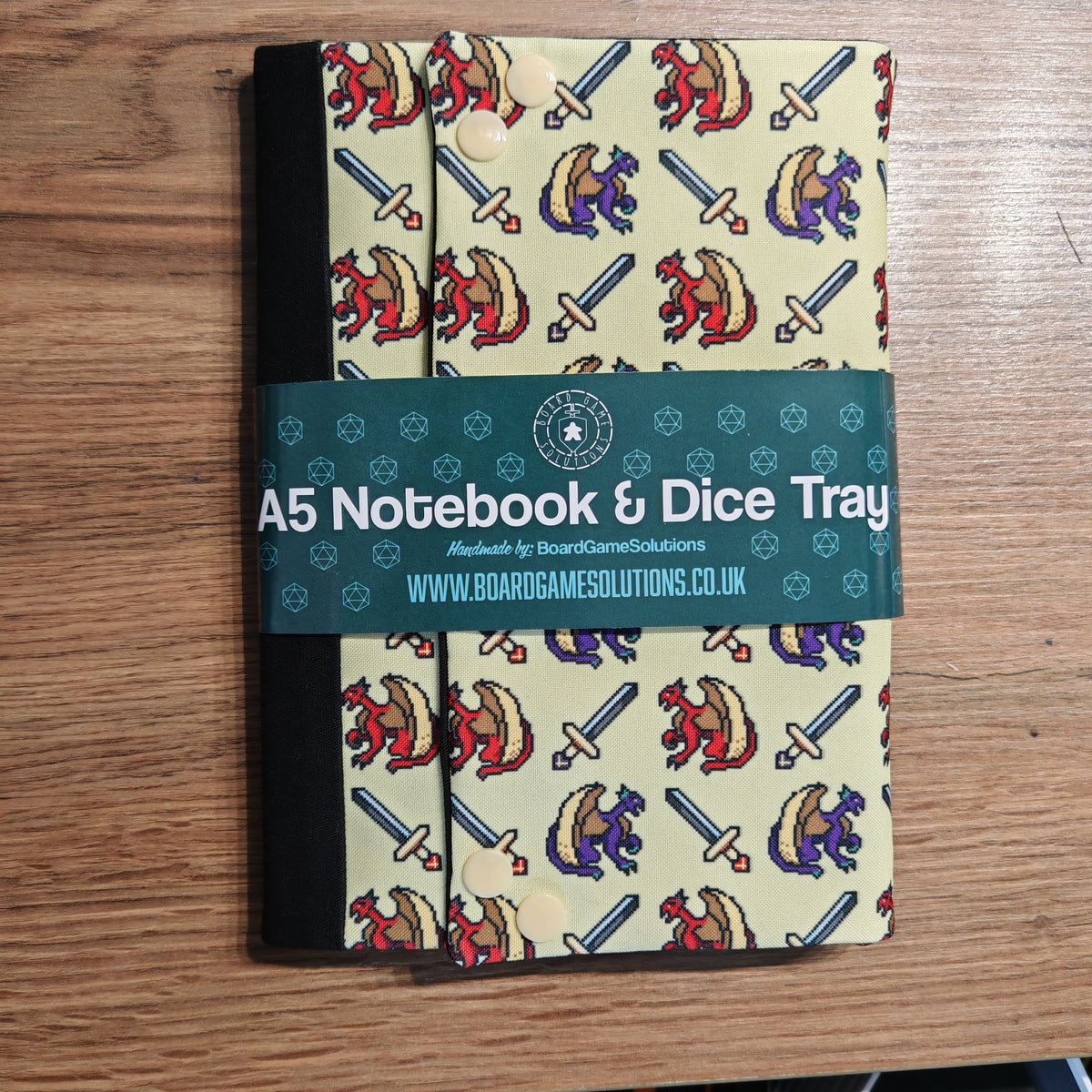Notebook with Dice Tray