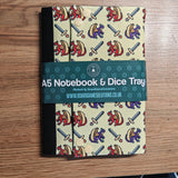 Notebook with Dice Tray