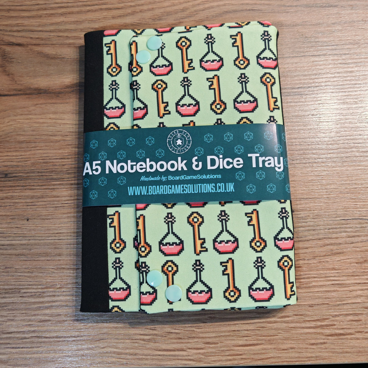 Notebook with Dice Tray