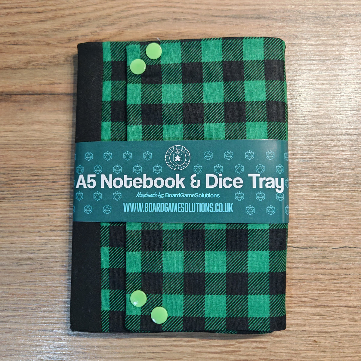 Notebook with Dice Tray