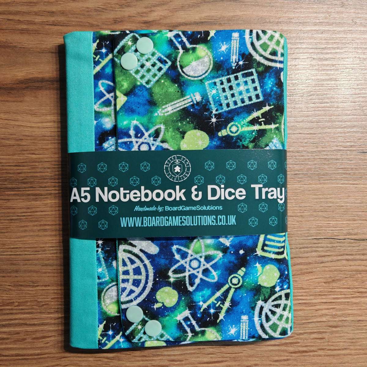 Notebook with Dice Tray
