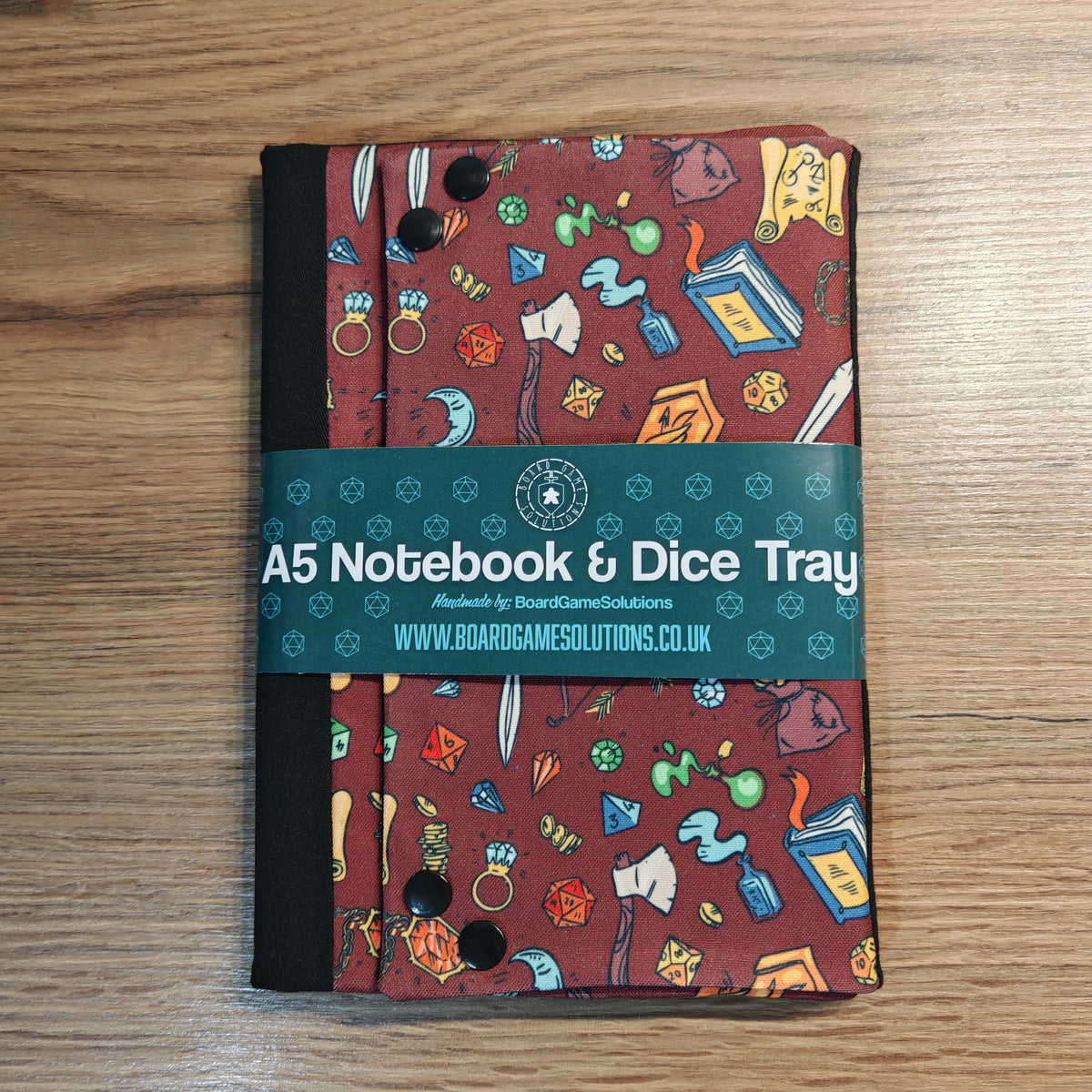 Notebook with Dice Tray