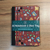 Notebook with Dice Tray