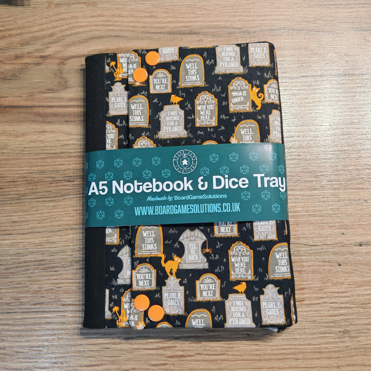 Notebook with Dice Tray