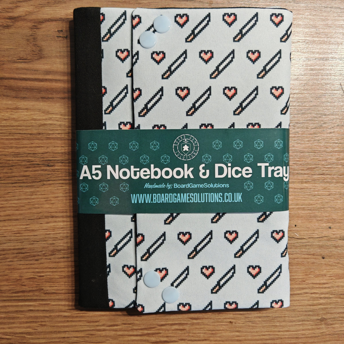 Notebook with Dice Tray