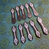 Rulers and Guides - Path Markers / Directional Arrows suitable for Arkham Horror LCG (Copy) Board Game Tabletop Gaming Gifts Accessories, RPG D&D Dice