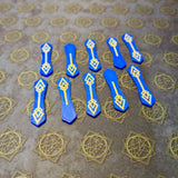 Rulers and Guides - Path Markers / Directional Arrows suitable for Arkham Horror LCG (Copy) Board Game Tabletop Gaming Gifts Accessories, RPG D&D Dice