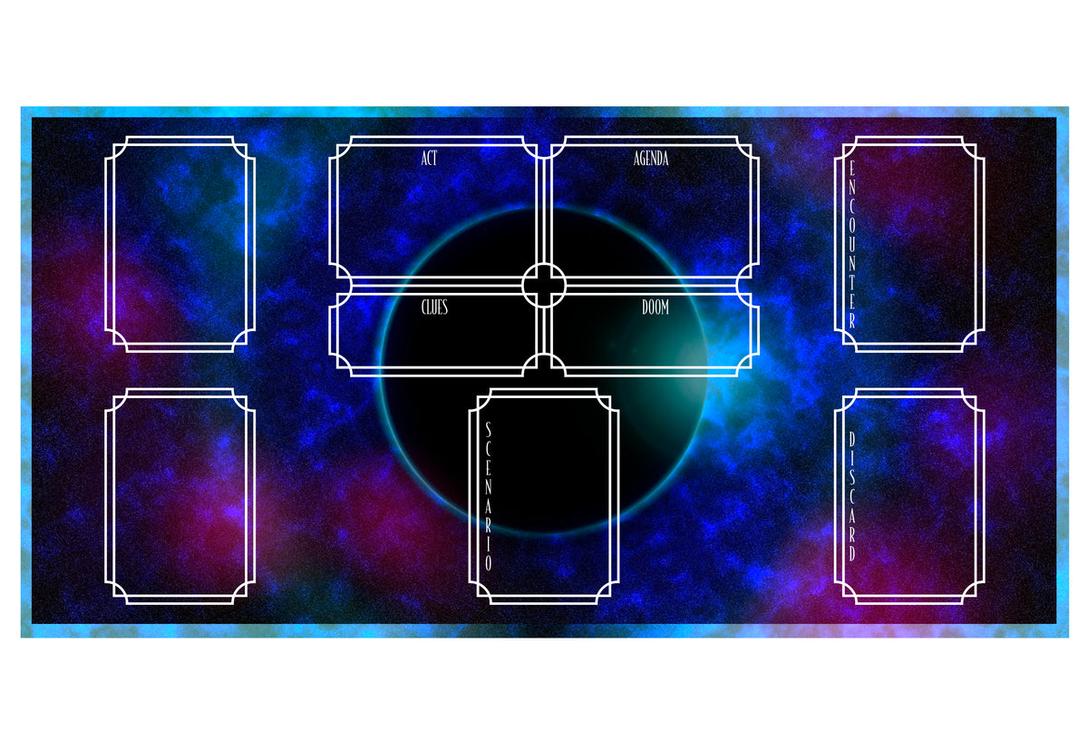 Table mat - Table Game Mat Suitable for Arkham Horror LCG Board Game Tabletop Gaming Gifts Accessories, RPG D&D Dice