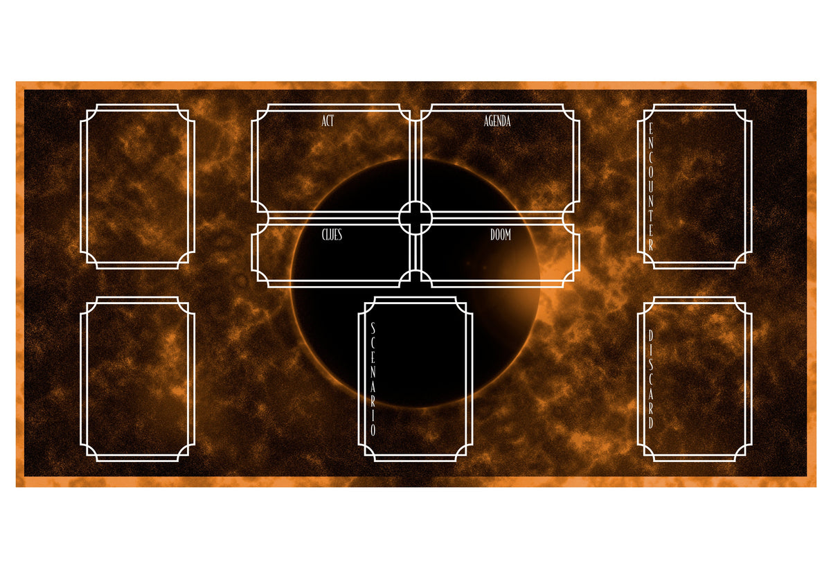 Table mat - Table Game Mat Suitable for Arkham Horror LCG Board Game Tabletop Gaming Gifts Accessories, RPG D&D Dice