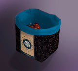 Tarot Accessories - Tarot Card Themed Drawstring Bag Board Game Tabletop Gaming Gifts Accessories, RPG D&D Dice