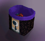 Tarot Accessories - Tarot Card Themed Drawstring Bag Board Game Tabletop Gaming Gifts Accessories, RPG D&D Dice