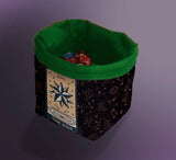 Tarot Accessories - Tarot Card Themed Drawstring Bag Board Game Tabletop Gaming Gifts Accessories, RPG D&D Dice