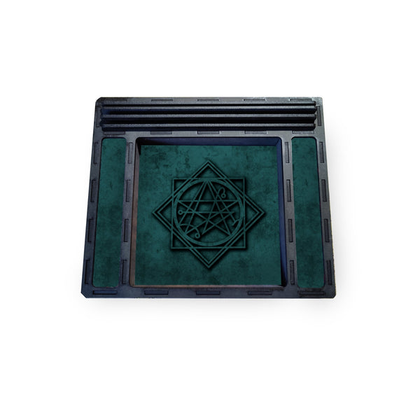 All-in-One Dice Tray- Eldritch Symbol Dice Tray Board Game Accessories, Tabletop Gaming Gifts, RPG Dnd Dice