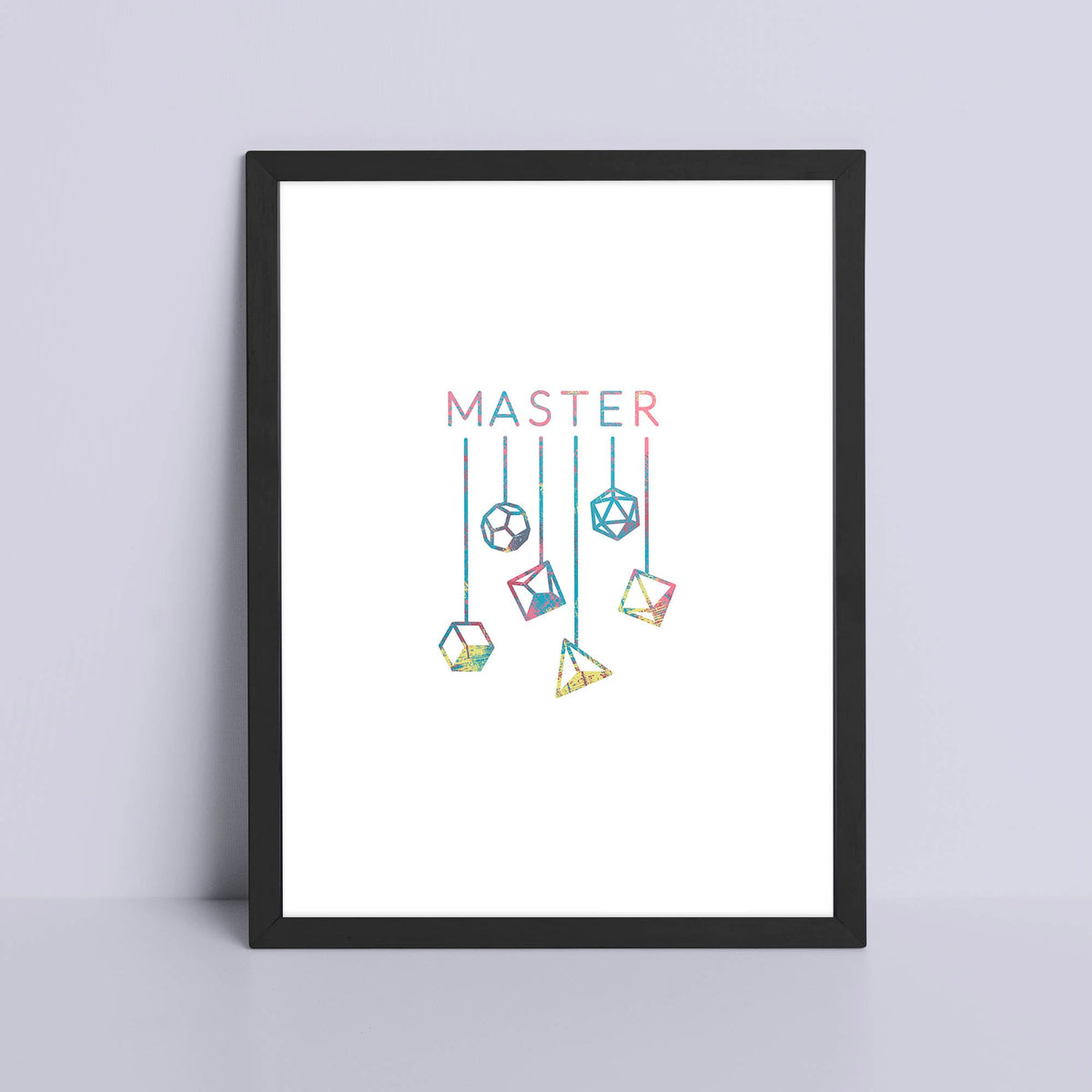Art Print - D&D Art Game Room Print Board Game Tabletop Gaming Gifts Accessories, RPG D&D Dice