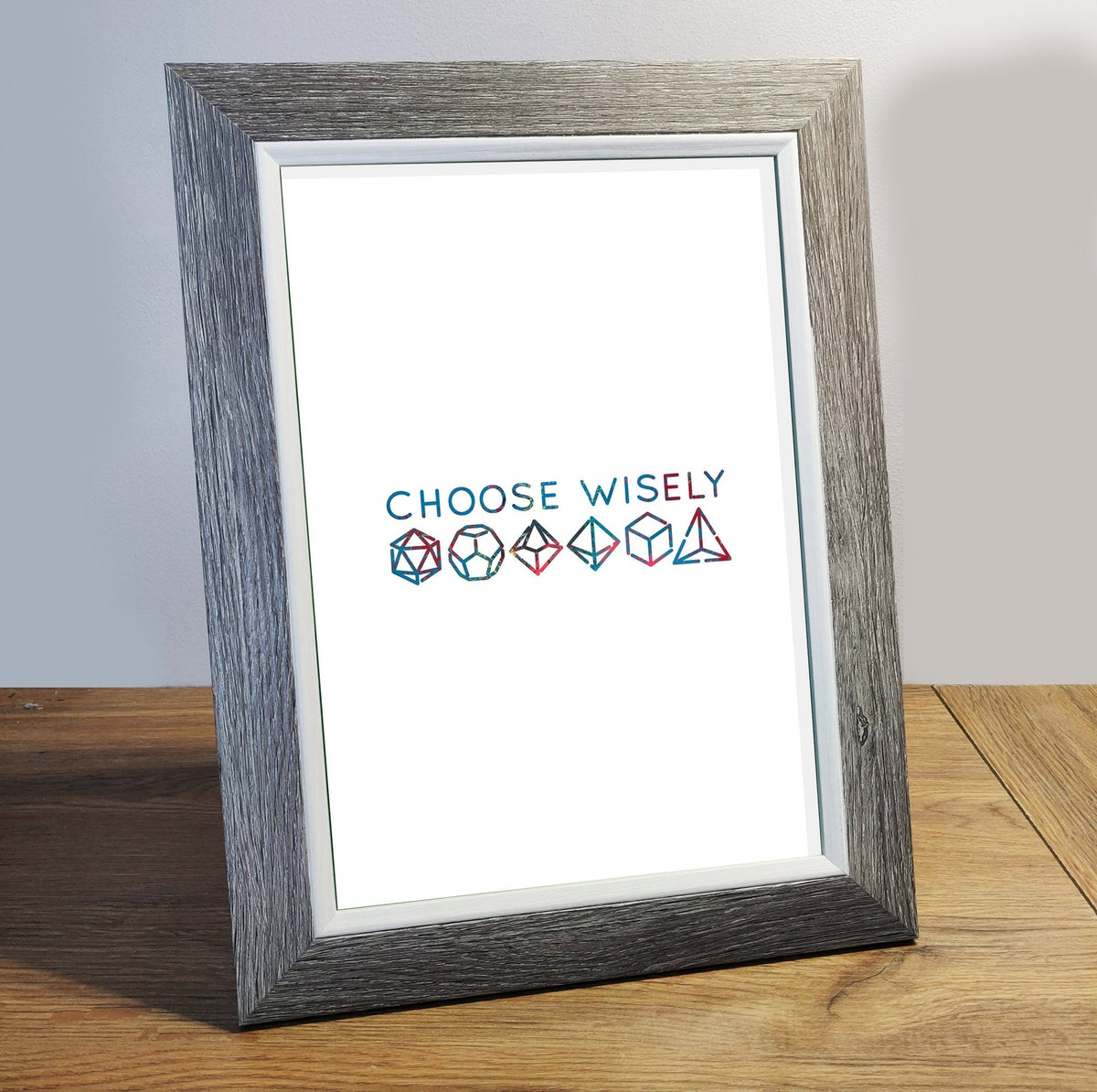 Art Print - D&D Art Game Room Print Board Game Tabletop Gaming Gifts Accessories, RPG D&D Dice