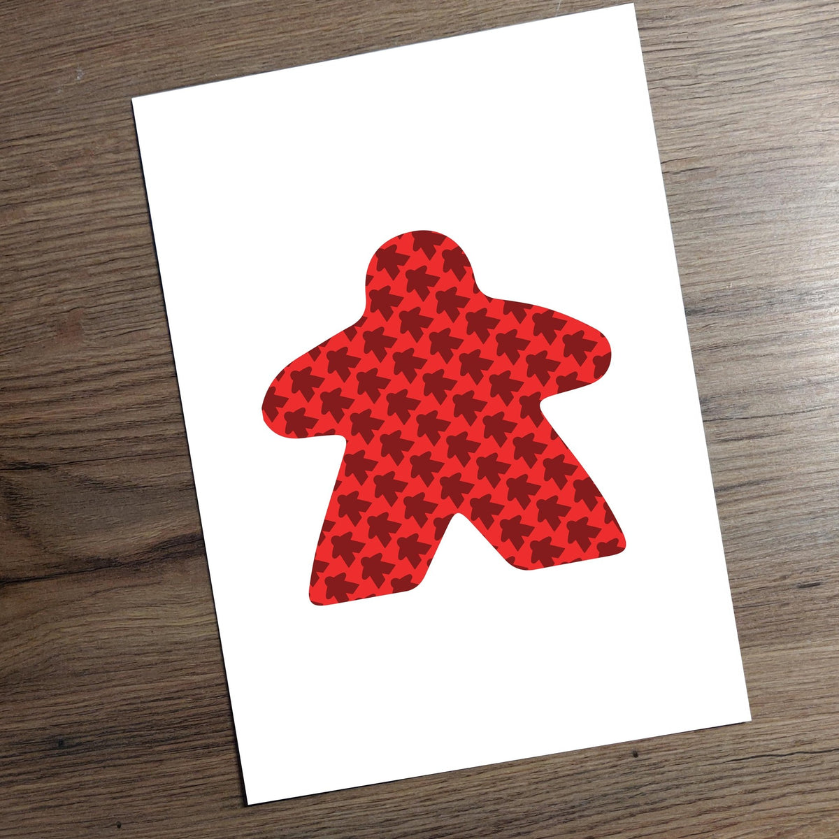 Art Print - Meeple Game Room Print Board Game Tabletop Gaming Gifts Accessories, RPG D&D Dice