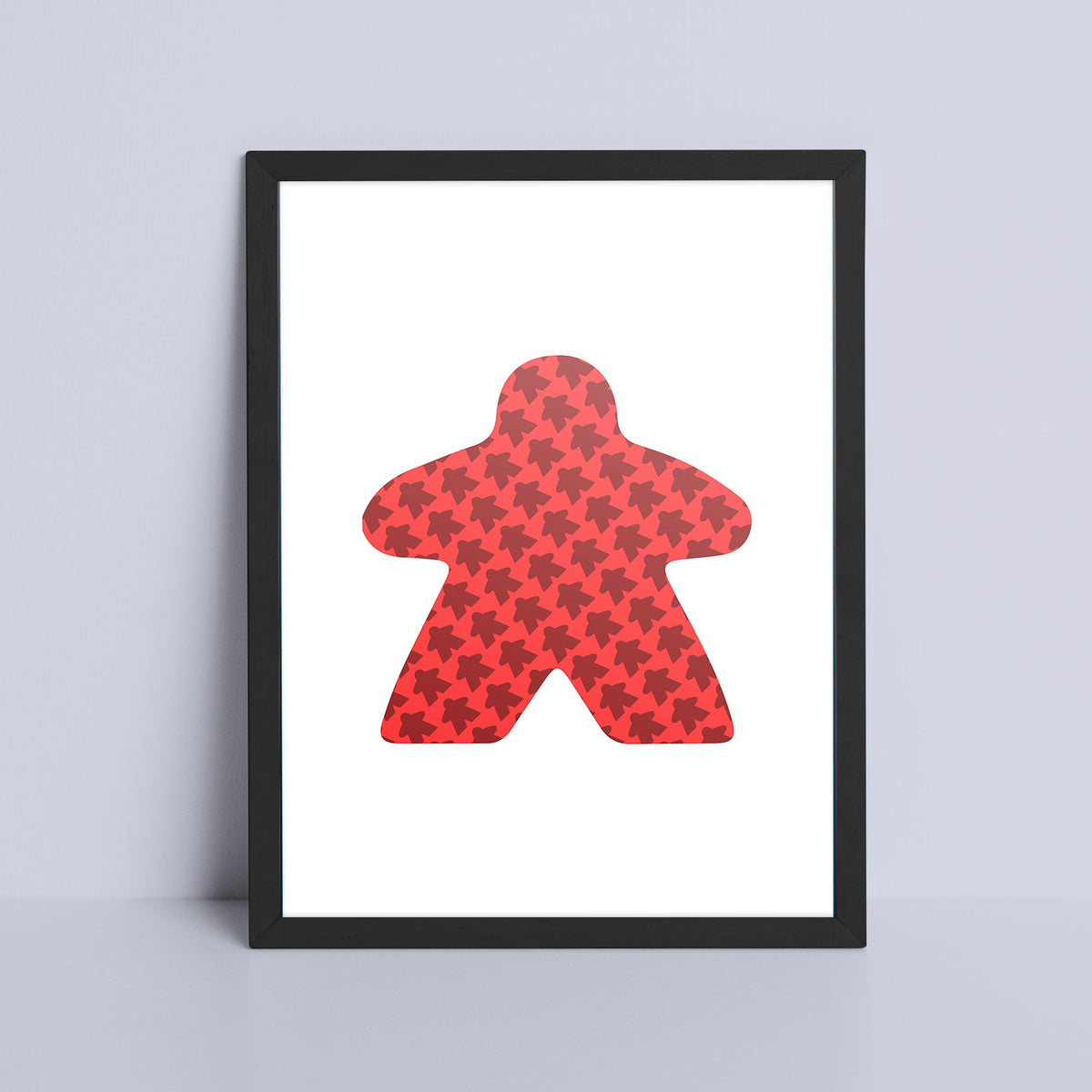Art Print - Meeple Game Room Print Board Game Tabletop Gaming Gifts Accessories, RPG D&D Dice