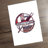 Art Print - Pokemon Inspired Game Room Print Board Game Tabletop Gaming Gifts Accessories, RPG D&D Dice